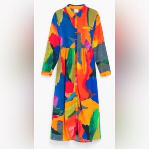 Elk NWT Danse Shirt Dress Kalo Print size US 4 (UK 8)